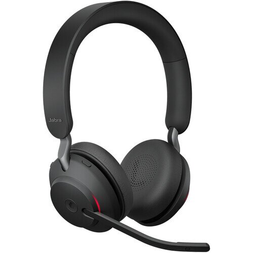 Jabra Evolve2 65 Wireless Office Headset - USB-C MS Teams Stereo - Black