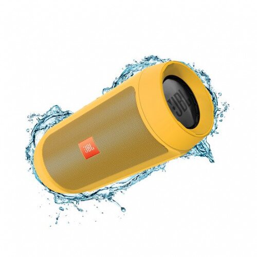 JBL Charge 2+ Splashproof Portable Bluetooth Speaker - Yellow