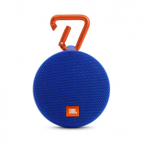 JBL Clip 2 Waterproof Portable Bluetooth Speaker - Blue