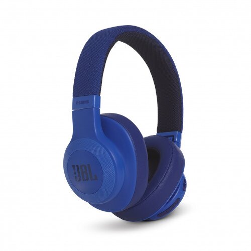 JBL E55BT Wireless Over-Ear Headphones - Blue