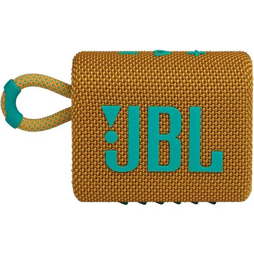 JBL GO 3 Portable Waterproof Speaker - Yellow