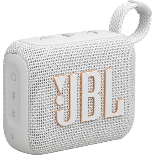 JBL Go 4 Ultra-Portable Bluetooth Speaker - White