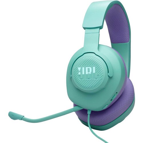 JBL Quantum 100M2 Wired Over-Ear Gaming Headset - Cyan