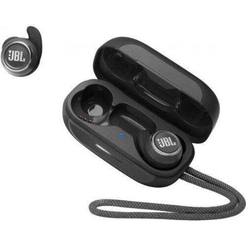 JBL Reflect Mini NC Waterproof True Wireless Noise Cancelling Sport Earbuds - Black