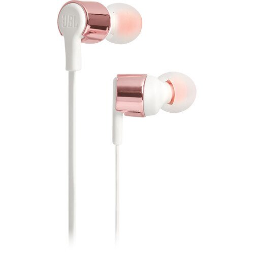 JBL T210 In-Ear Wired Headphones - Rose Gold