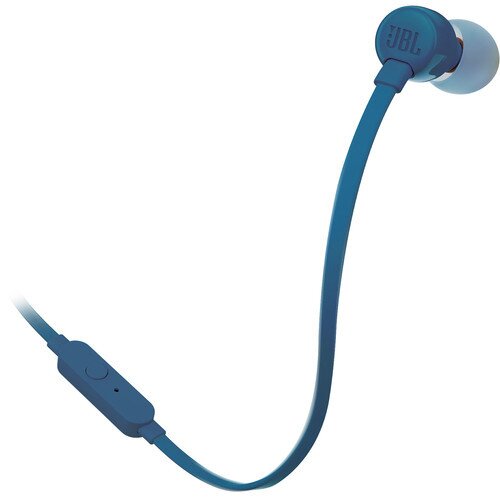 JBL Tune 110 In-Ear Wired Headphones - Blue