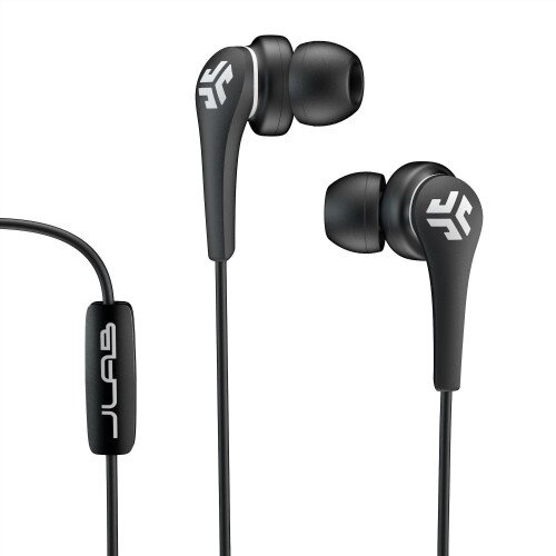 JLab Audio Core Custom Fit Wired Earbuds - Black