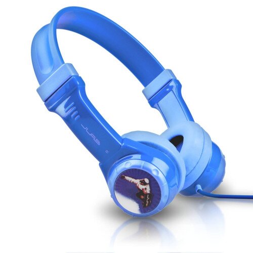 JLab Audio JBuddies On-Ear Wired Headphones - Blue