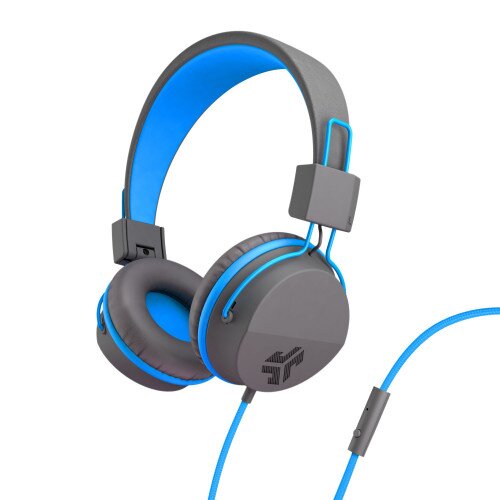 JLab Audio JBuddies Studio On-Ear Kids Headphones - Graphite / Blue