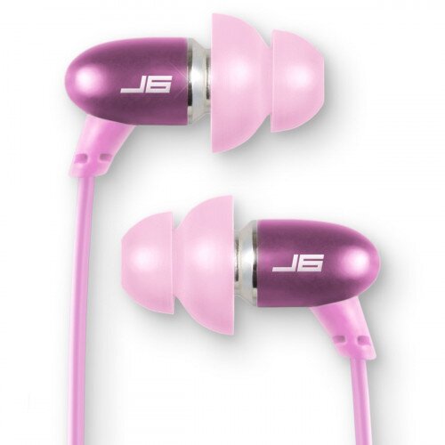 JLab Audio JBuds J6 Petite Metal Earbuds - Pink