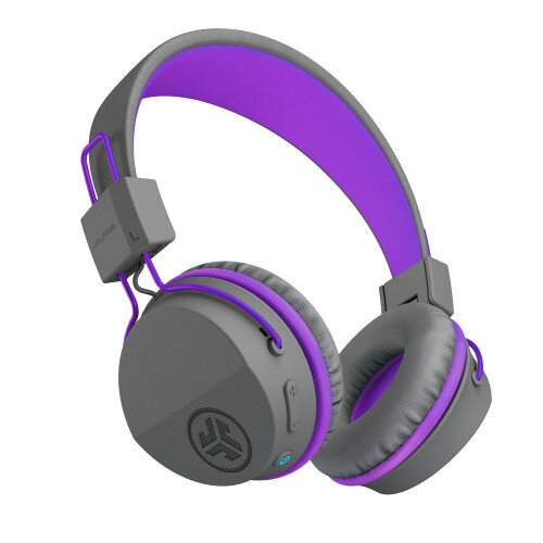 JLab Audio Neon Bluetooth Wireless On-Ear Headphones - Purple