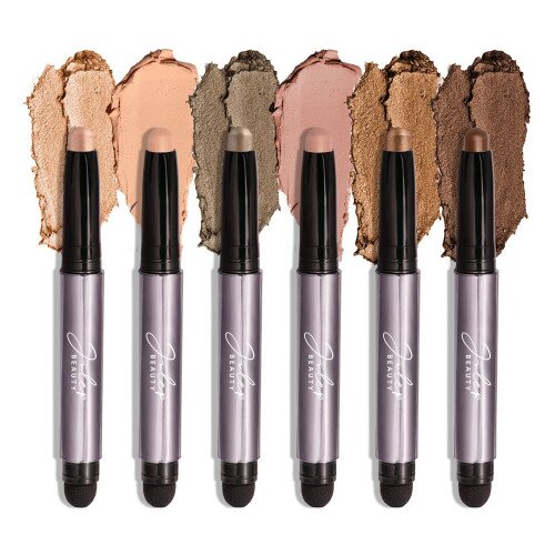 Julep Eyeshadow 101 Creme to Powder Waterproof Eyeshadow Stick 6 PC Set - Bold Basics