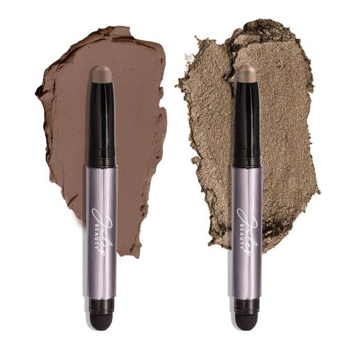 Julep Eyeshadow 101 Creme to Powder Waterproof Eyeshadow Stick Duos - Neutral Ground