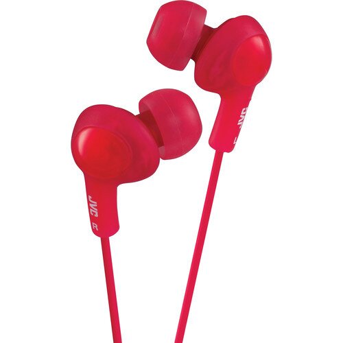 JVC HA-FX5 Gumy Plus Inner Ear Headphones - Red