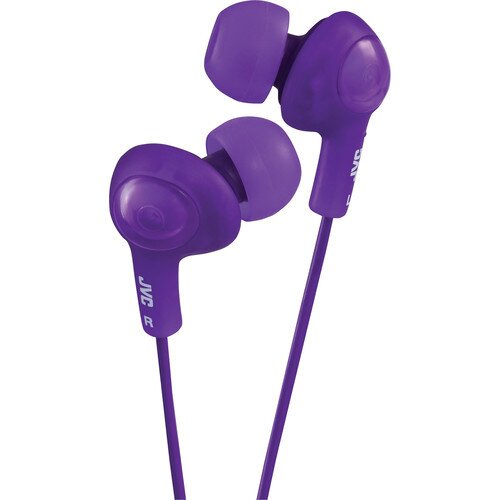 JVC HA-FX5 Gumy Plus Inner Ear Headphones - Violet