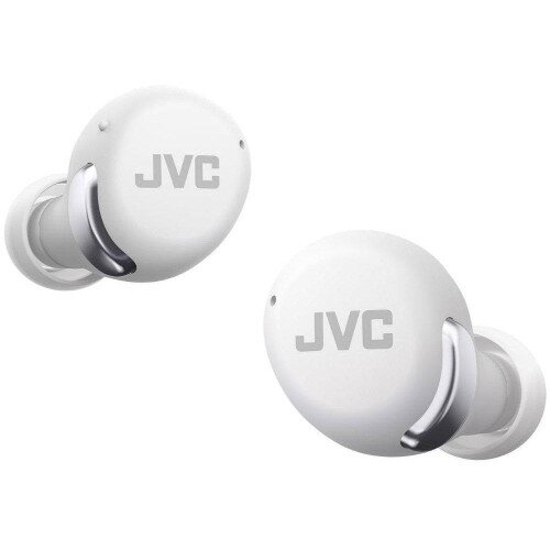 JVC HAA30T2 Compact Active Noise Canceling Tiny True Wireless Earbuds - White