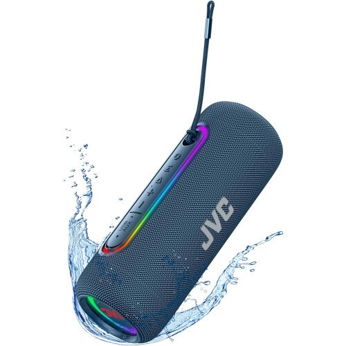 JVC SPPA5T Illuminated Portable Wireless Speaker - Blue