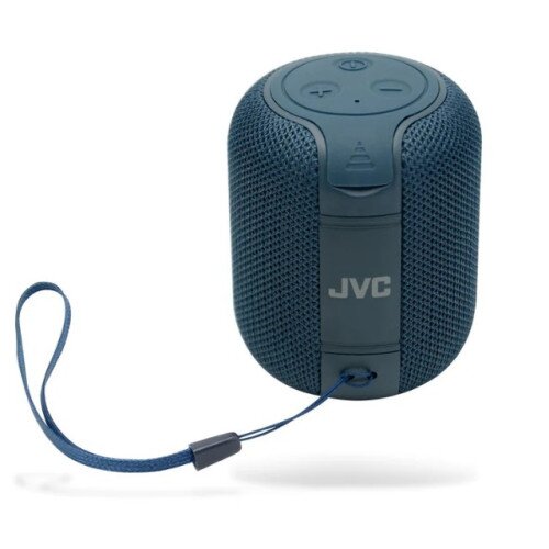 JVC SPSG1BT Gumy Pod Portable Wireless Bluetooth Speaker - Blue