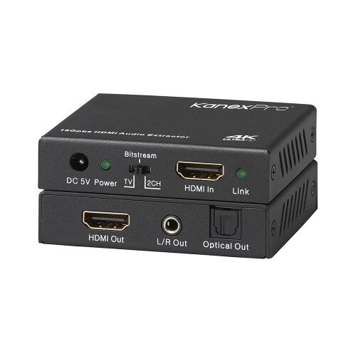 KanexPro 18Gbps 4K HDMI Audio Extractor with Dolby Atmos