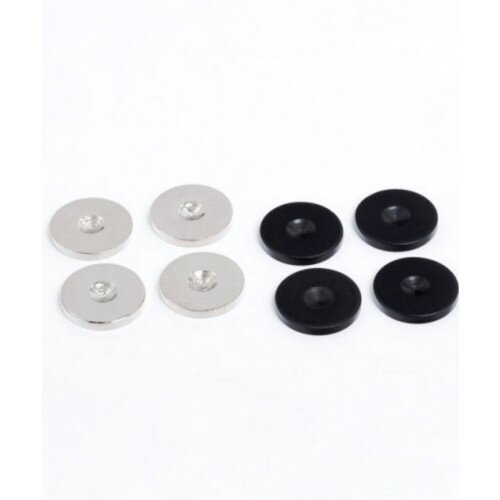 KEF Floor Protector Discs - Aluminum - Brushed