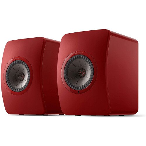 KEF LS50 Wireless II Ultimate HiFi Speakers - Crimson Red