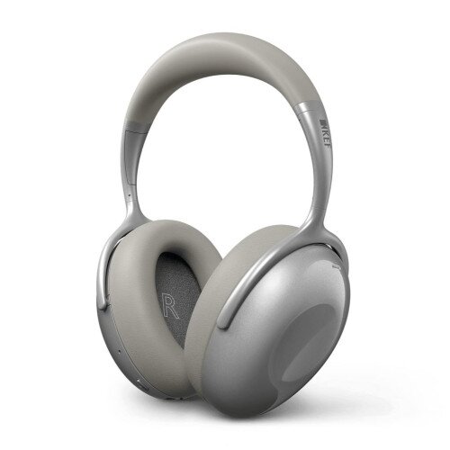 KEF Mu7 Noise Cancelling Over-Ear Wireless Headphones - Silver Grey