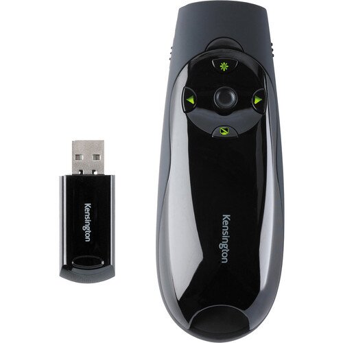 Kensington Expert Wireless Presenter With Laser Pointer & Cursor Control - Green