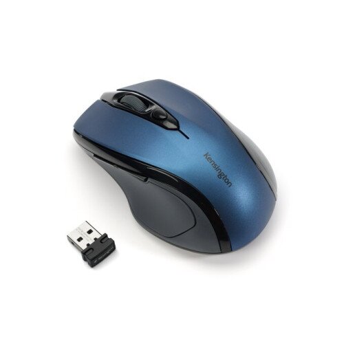 Kensington Pro Fit Ergonomic Wireless Mid-Size Mouse - Sapphire Blue