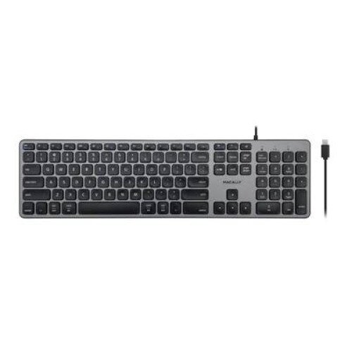 Macally Type C Keyboard With USB C Hub