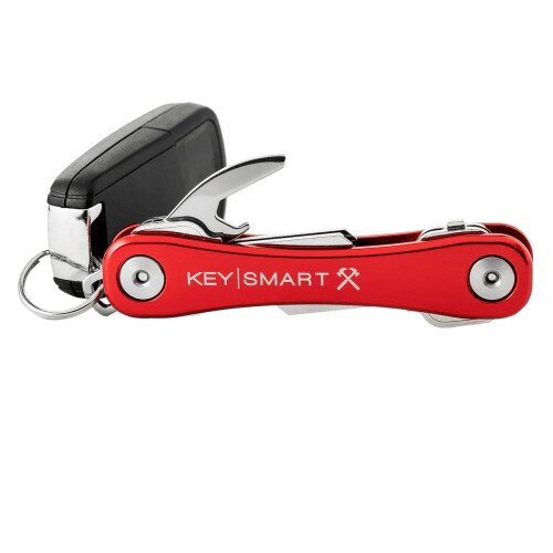 KeySmart Rugged Durable Key Holder - Red