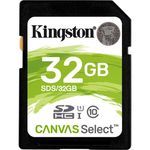 Kingston Canvas Select Class 10 SDHC/SDXC Card - 32GB