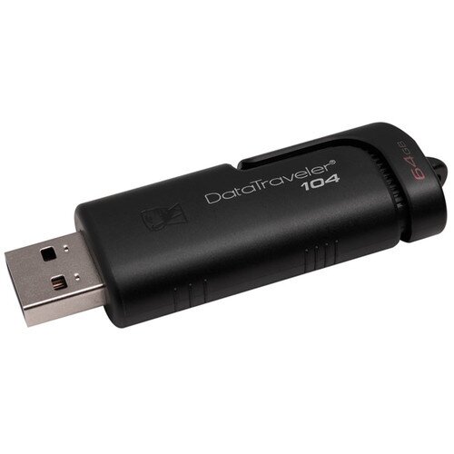 Kingston DataTraveler 104 USB 2.0 Flash Drive - 64GB