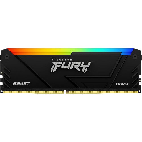 Kingston FURY Beast DDR4 RGB Memory - 8GB - 3600MT/s - Single Module - 8Gbit