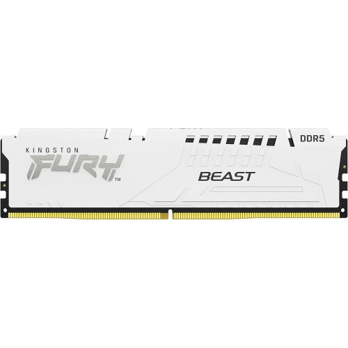 Kingston FURY Beast DDR5 Memory - 32GB - 6400MT/s - Kit of 2 - CL32 - AMD EXPO / Intel XMP - 16Gbit - White