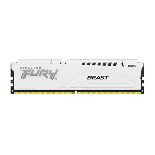 Kingston FURY Beast DDR5 Memory - 64GB - 6400MT/s - Kit of 2 - CL32 - Intel XMP - 64Gbit - White