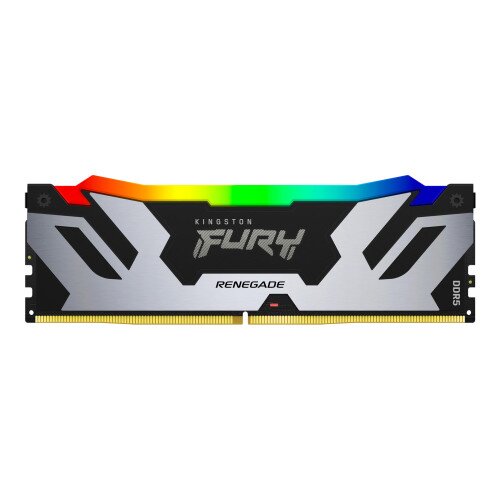 Kingston FURY Renegade DDR5 RGB Memory - 32GB - UDIMM - 6400MT/s - Single Module - 16Gbit - Black