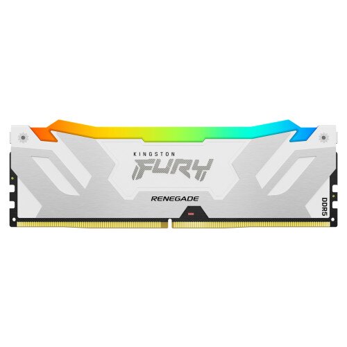 Kingston FURY Renegade DDR5 RGB Memory - 16GB - UDIMM - 7200MT/s - Single Module - 16Gbit - White