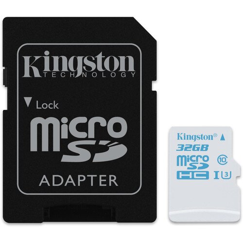 Kingston MicroSD Action Camera UHS-I U3 - 32GB