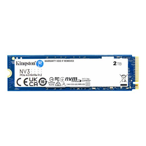 Kingston NV3 PCIe 4.0 NVMe SSD - M.2 2280 - 2TB