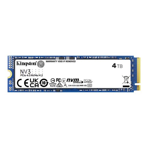 Kingston NV3 PCIe 4.0 NVMe SSD - M.2 2280 - 4TB