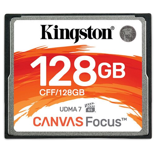 Kingston Canvas Focus Compact Flash Memory Card for DSLR Cameras - 128GB