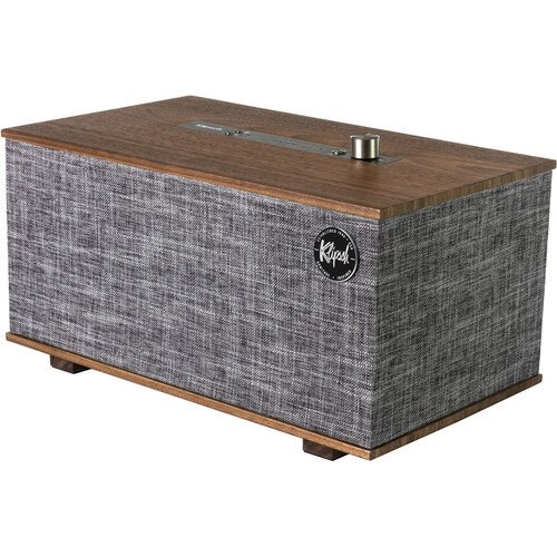 Klipsch The Three Wireless Speaker With Google Assistant - Walnut