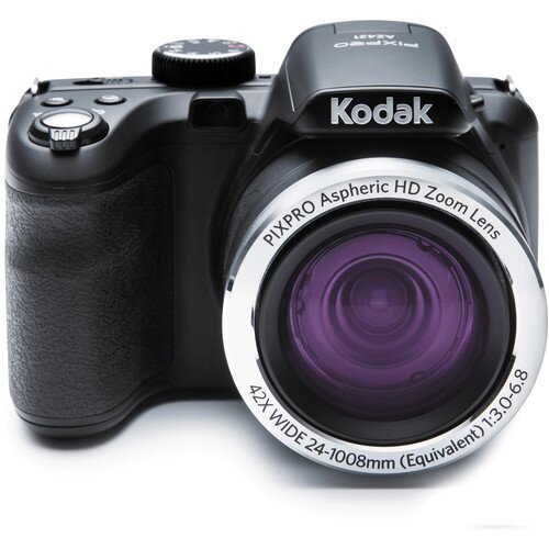 Kodak PIXPRO AZ421 48x Mega Zoom Bridge Camera - Black