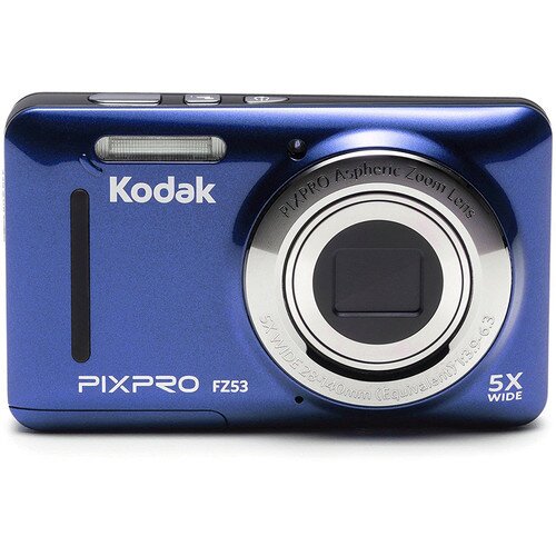 Kodak PIXPRO FZ53 5x Point & Shoot Digital Camera - Blue