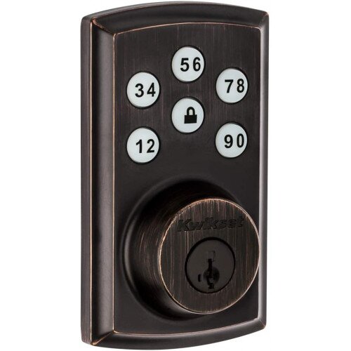 Kwikset 888 SmartCode Electronic Deadbolt with Z-Wave Plus Technology - Venetian Bronze