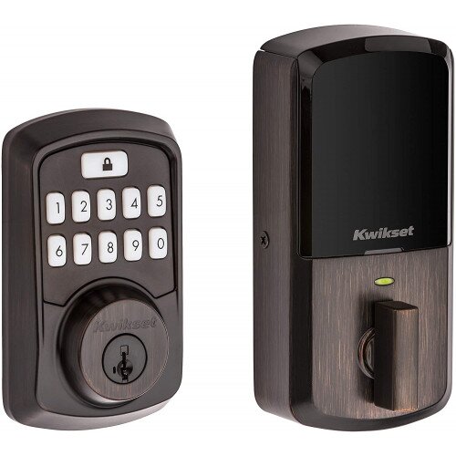 Kwikset Aura Bluetooth Enabled Smart Lock - Venetian Bronze