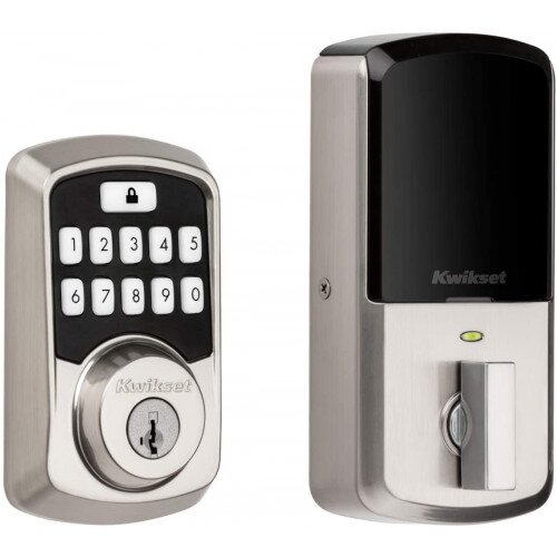 Kwikset Aura Bluetooth Enabled Smart Lock - Satin Nickel