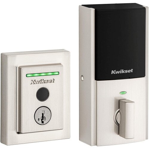 Kwikset Halo Touch Contemporary Fingerprint Wi-Fi Enabled Smart Lock