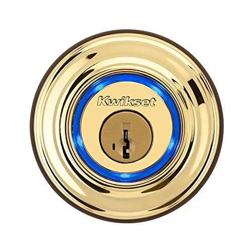 Kwikset Kevo Touch-to-Open Smart Lock, 1st Gen - Lifetime Polished Brass