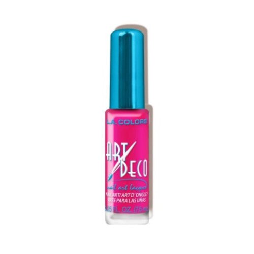 L.A. COLORS Art Deco Nail Art Polish - Intense Pink